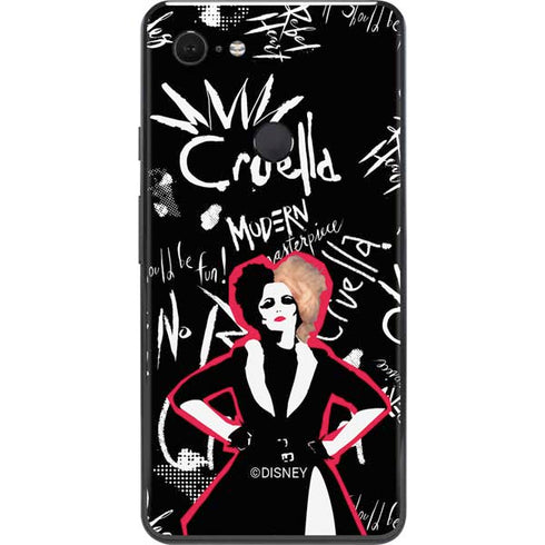 Disney Cruella (2021) Animated Pattern Google Pixel 3 XL Skin